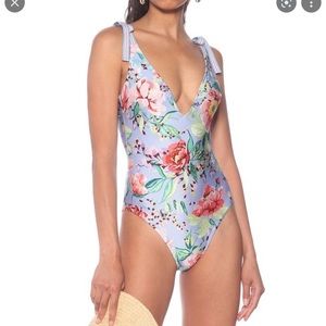 Zimmermann Bellitude pattern one piece swim suit